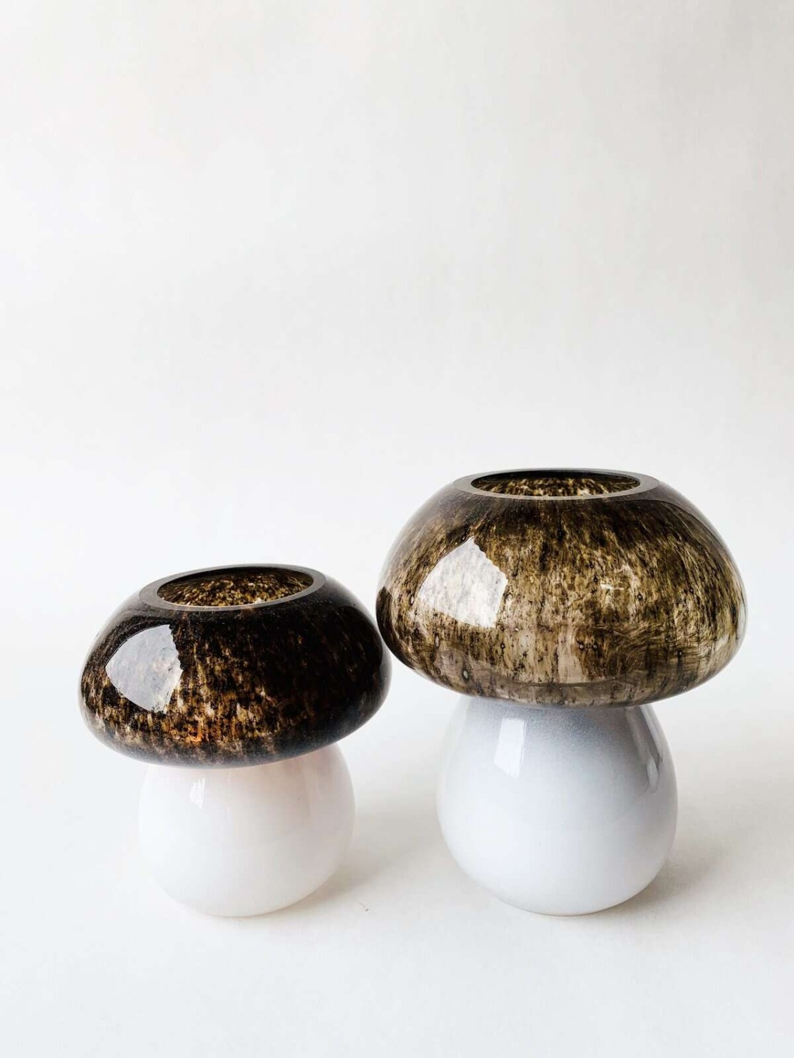 Trend Design Lysholder sopp h 10 cm brun