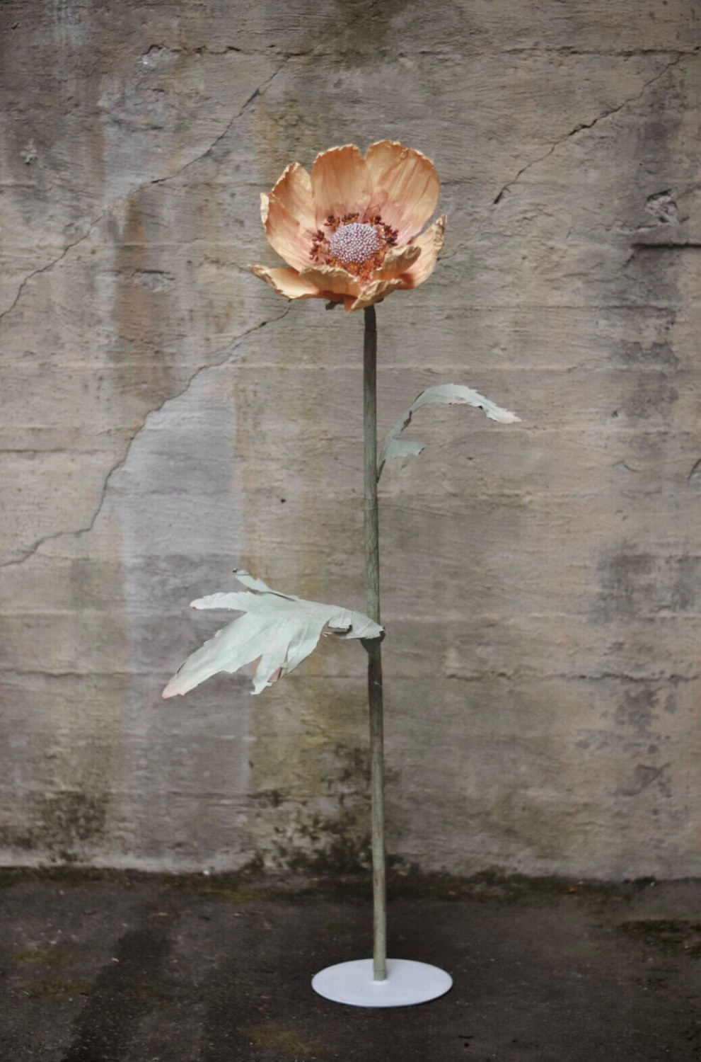 Trend Design Papirblomst anemone 150 cm gul