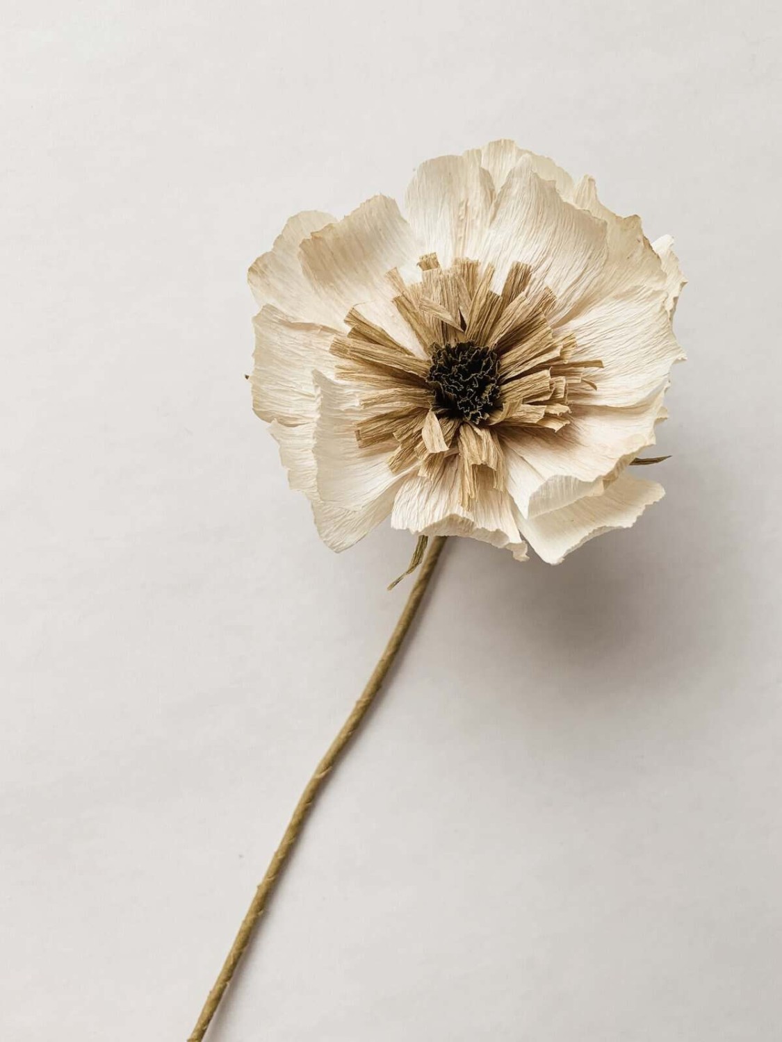 Trend Design Papirblomst 30 cm creme