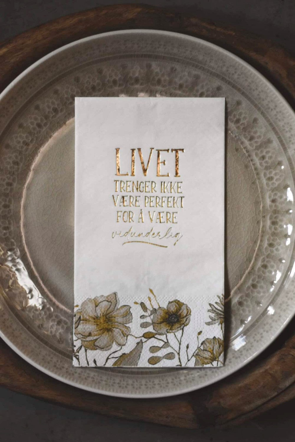 Servietter med tekst eller som passer til dine selskaper 