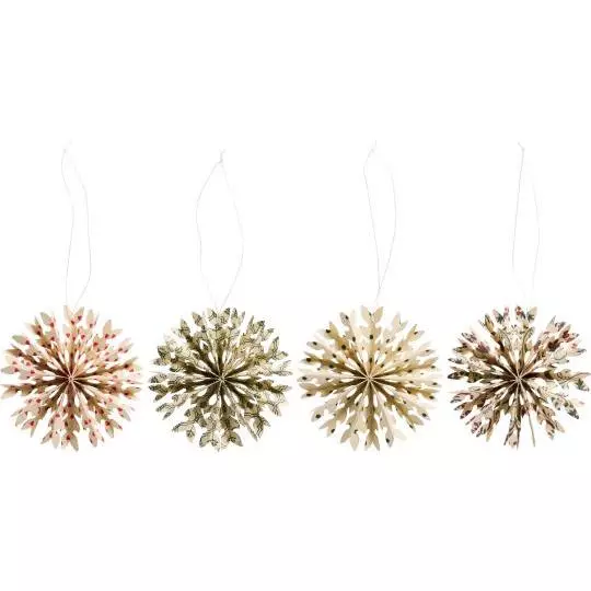 Ib Laursen Snøfnugg t/oppheng 4 ass., pr.stk