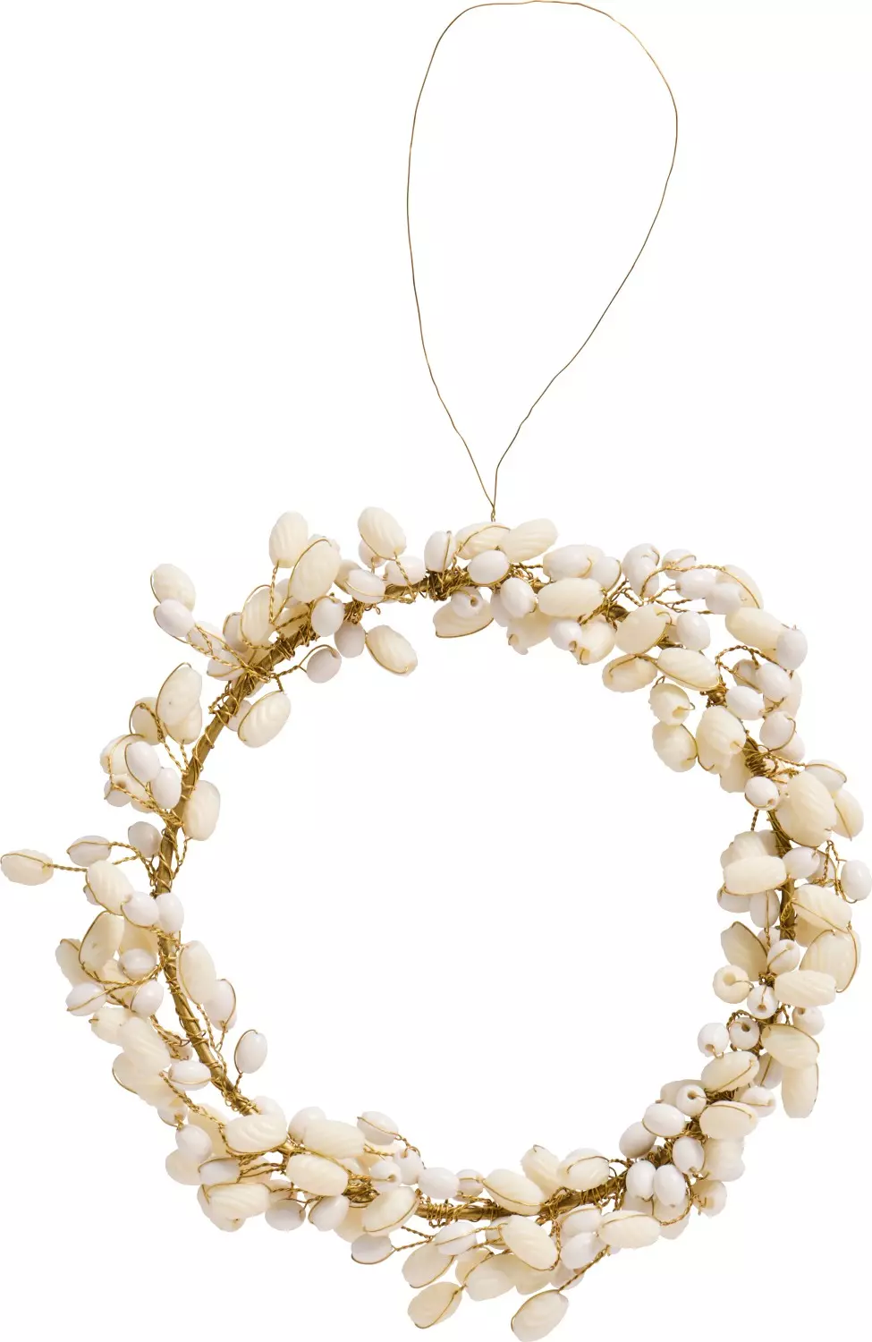 IB Laursen Krans t/ophæng m/hvite perler Magic and Wishes innvendig Ø:8 cm