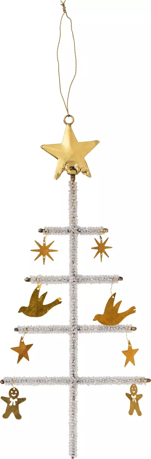 IB Laursen Juletre m/messingornamenter Magic and Wishes