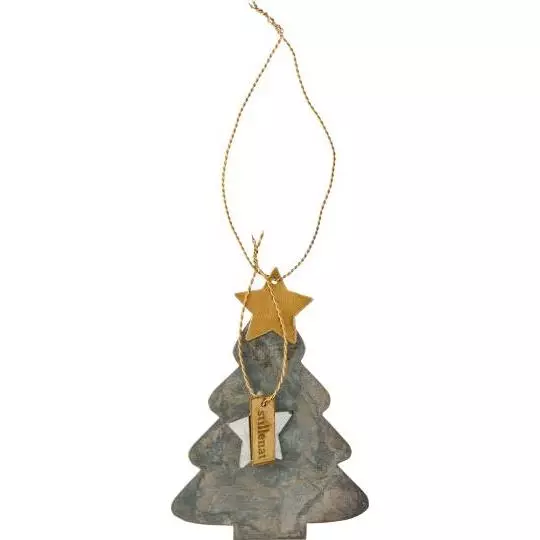 IB Laursen Juletre med oppheng m/messingstjerne