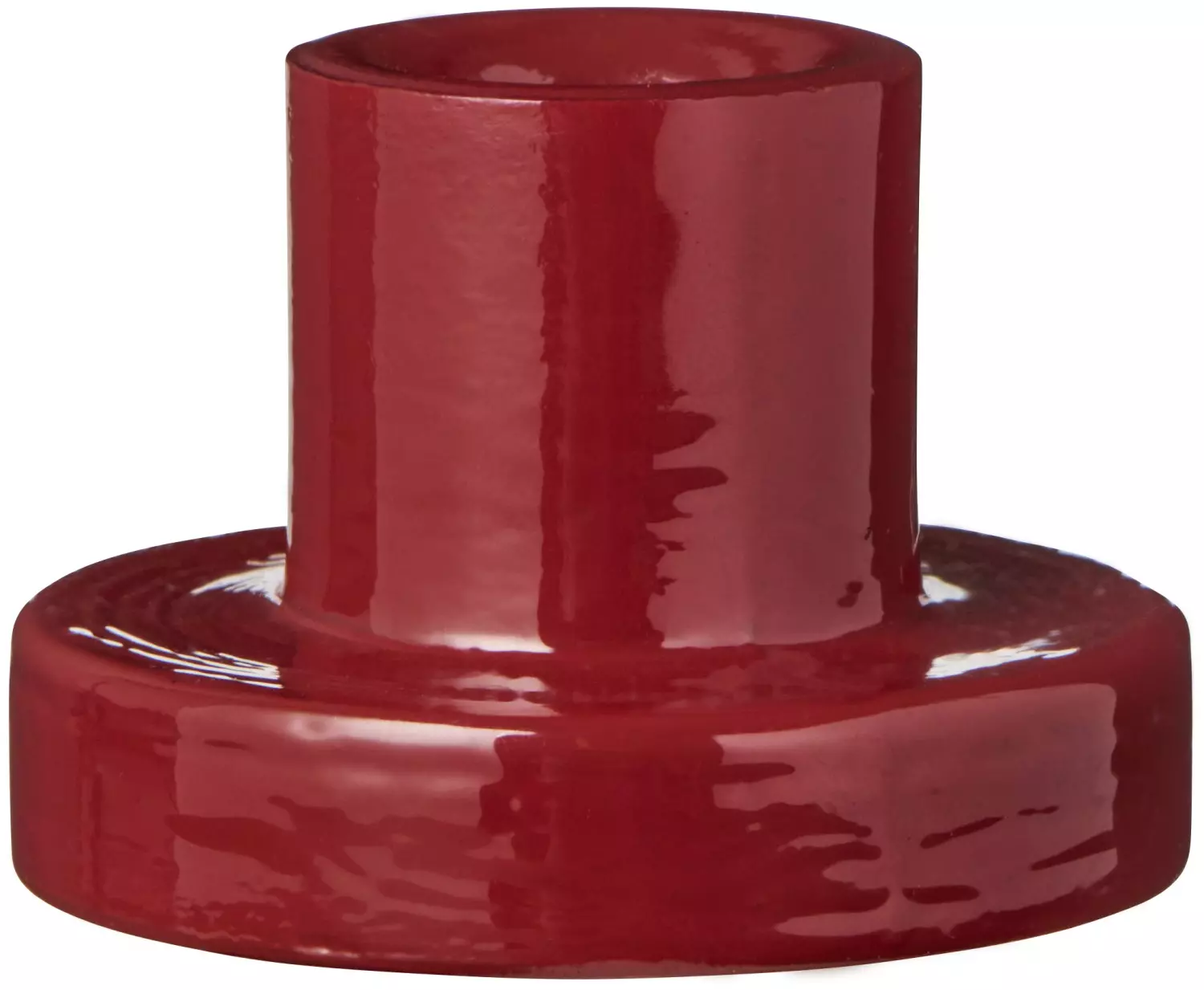IB Laursen Stake glass t/1,3 cm lys rød