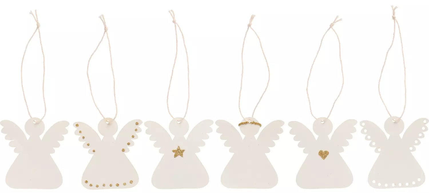 IB Laursen Engel t/ophæng 6 ass - pris pr.stk.