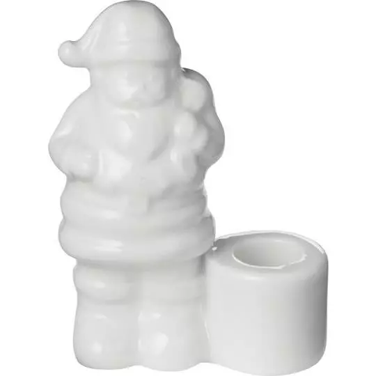 IB Laursen Lysestake t/1,3 cm lys julenissen - Keramikk