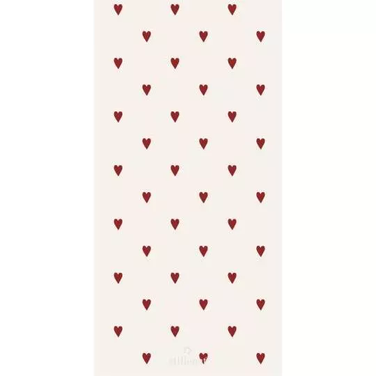 IB Laursen Serviett 10x20 cm hjerter 16 stk/pakke