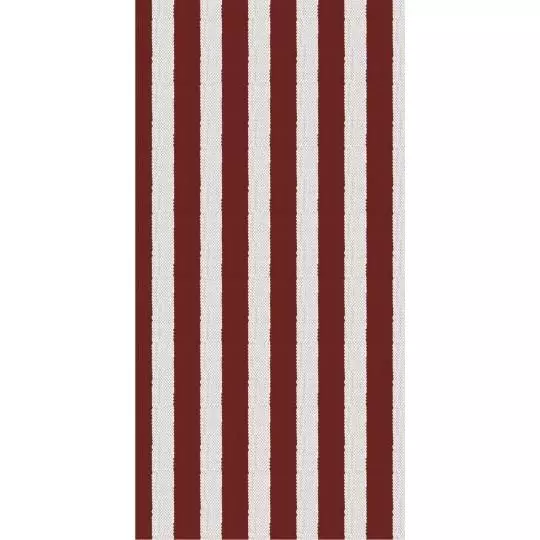 IB Laursen Serviett 10x20 cm røde striper tekstillook 16 stk/pakke