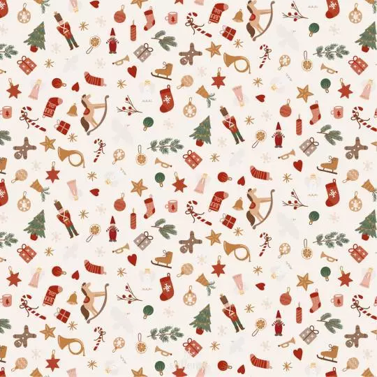 IB Laursen Serviett 20x20 cm Juleikoner Min nostalgiske jul 50 stk/pakke