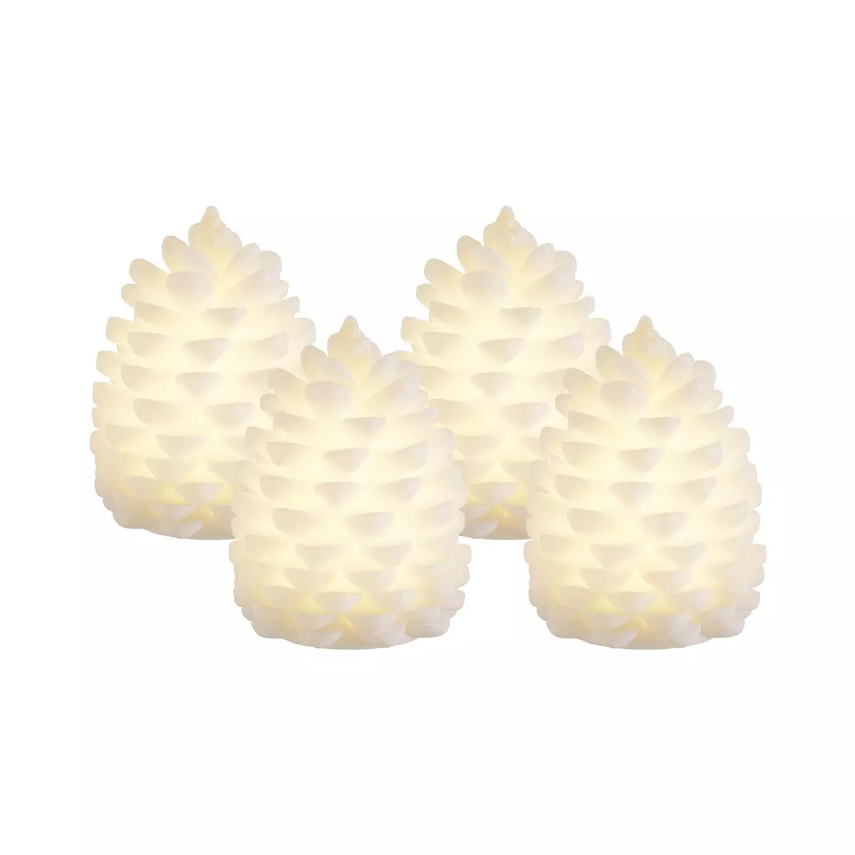 Deluxe Homeart Led Kongler, 4pk - 7,5cm