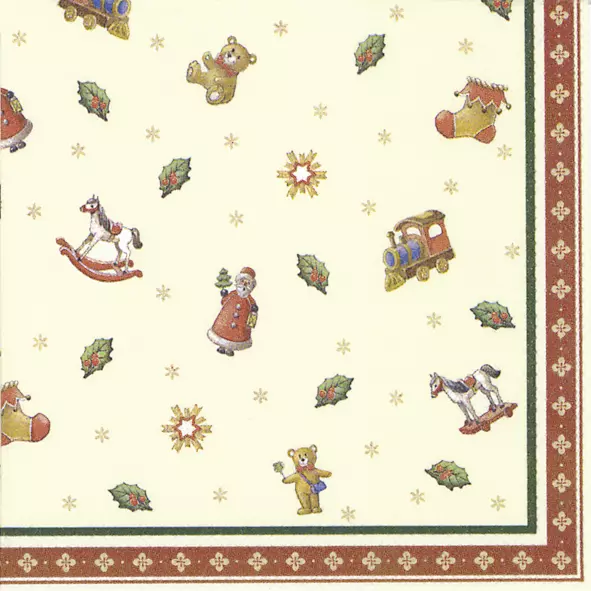 IHR Servietter Little Toys V & B lunch - 33x33cm - Papir