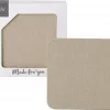 IHR Coaster (Cork) Linen Uni Taupe 4 Stk