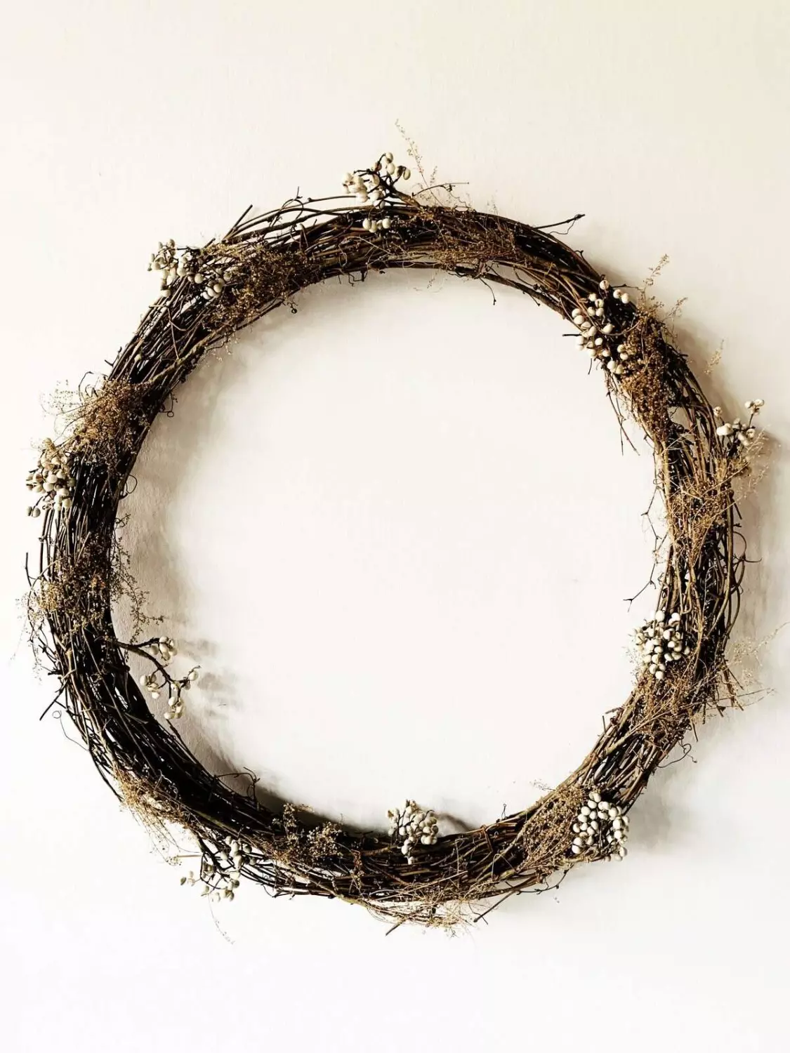 Trend Design Krans grener m hvite bær d 60cm