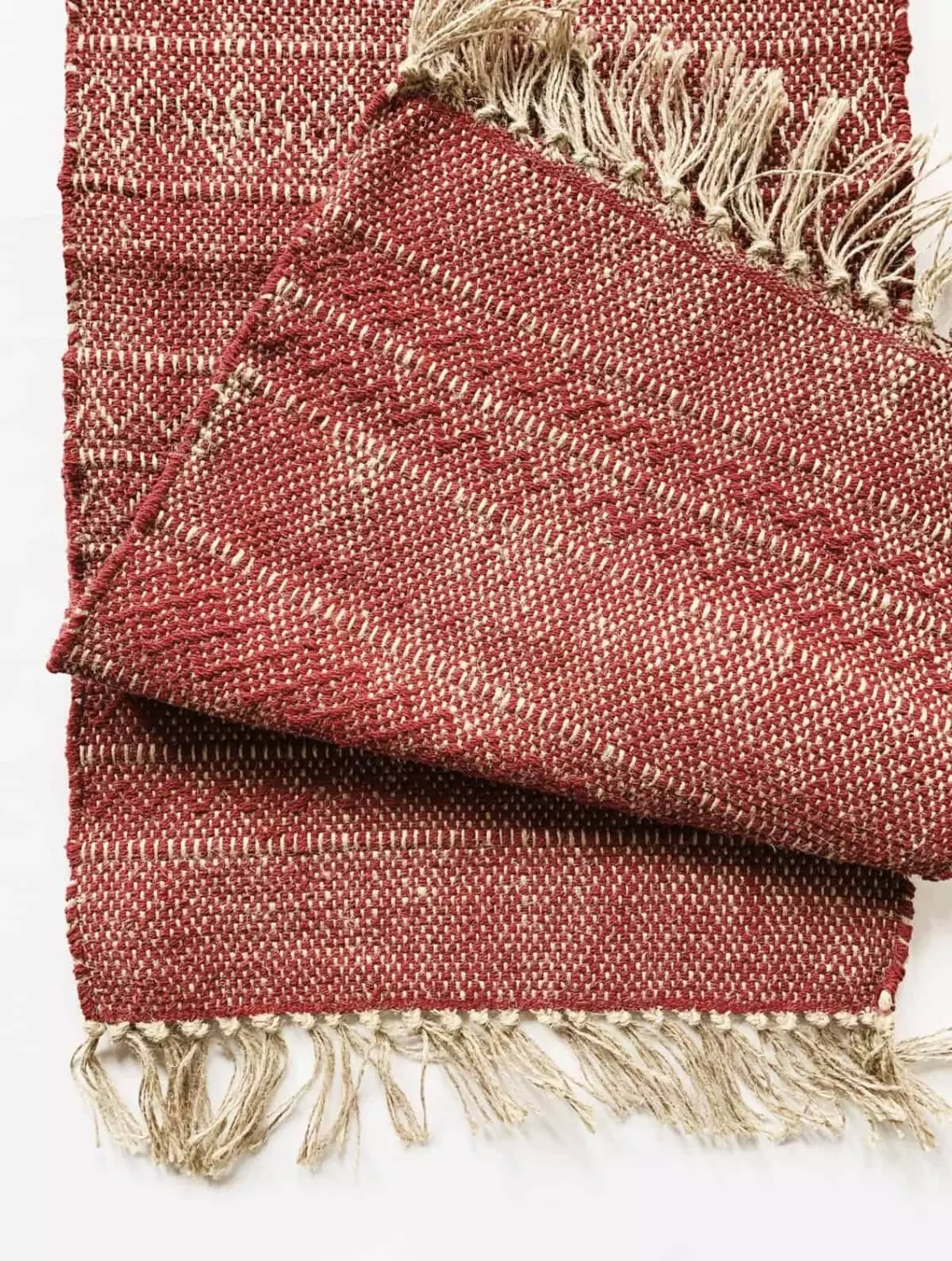 Trend Design Løper jute/bomull 40×150 cm rød