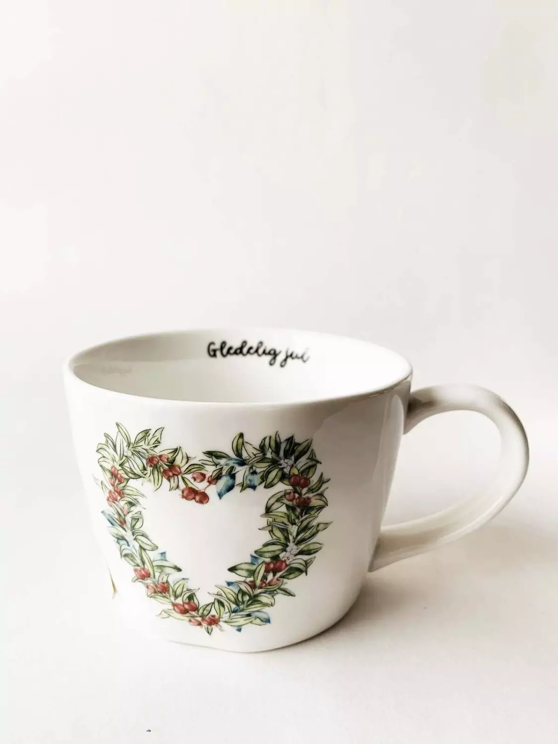 Trend Design Krus 10×7,5 cm hjerte «Gledelig jul»