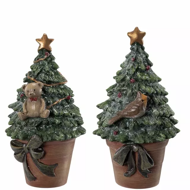Edelweiss Juletre m/Bamse, 11,5cm
