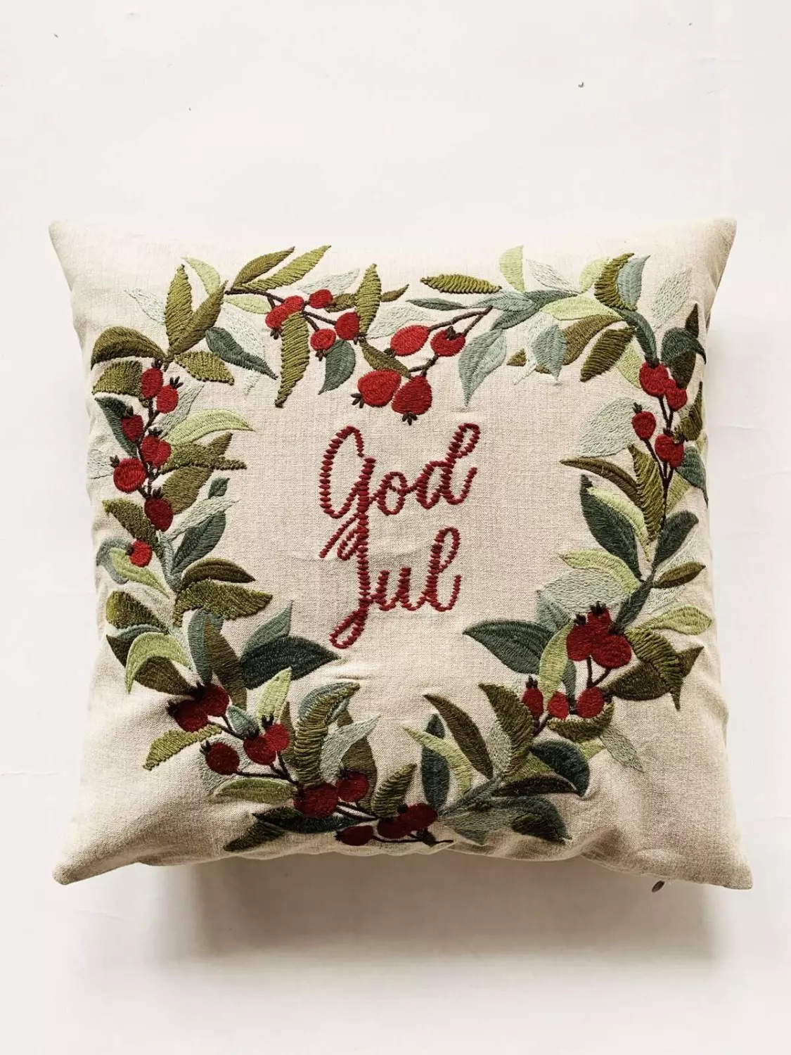 Trend Design Putetrekk "God Jul" hjerte - 45x45cm