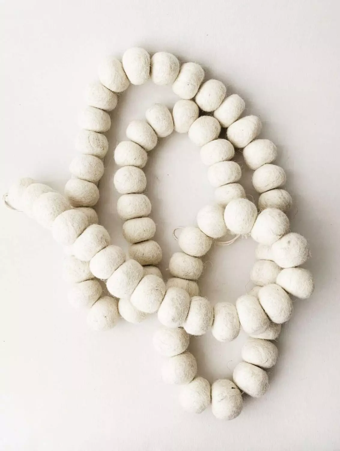 Trend Design Girlander i Filt, creme 200cm