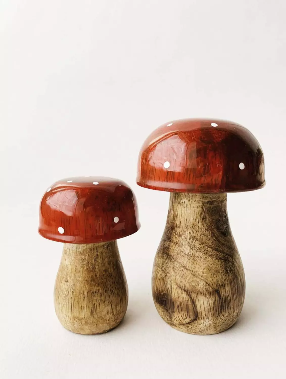 Trend Design Tresopp, rød m/hvite prikker 9cm