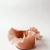 Trend Design Lysglass bølger 13×8 cm rosa