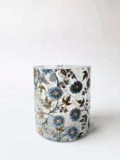 Trend Design Lysglass krakelert mix blå/grønn 9×10 cm