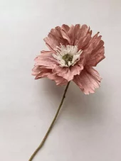 Trend Design Papirblomst valmue dobbel 30 cm rosa