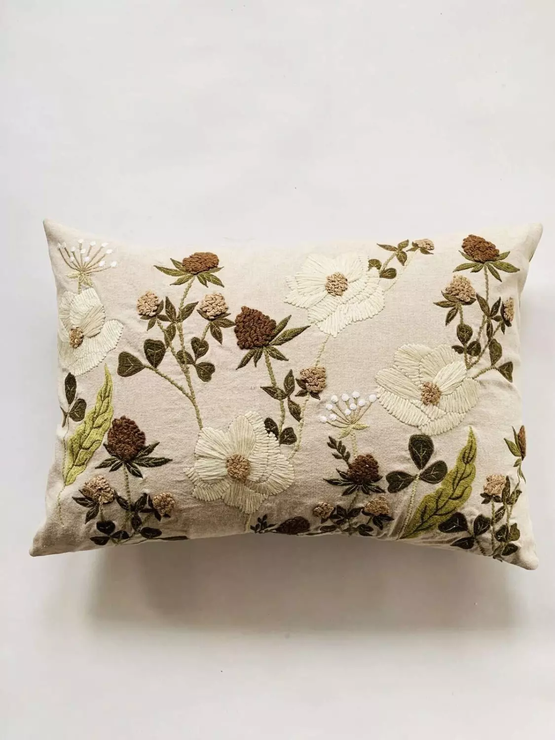 Trend Design Putetrekk broderi 40×60 cm eng natur