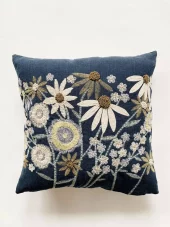 Trend Design Putetrekk 45×45 cm margeritt blå