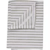 Olivia Kjøkkenhåndkle 70x50cm Offwhite/Linen, 100%lin smale striper