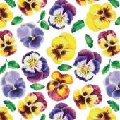 Ambiente Lunsj Servietter "Lots of pansies"