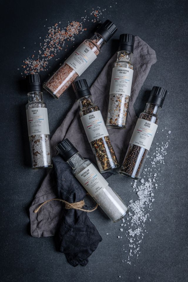 Greenomic delikatesser krydder kverner