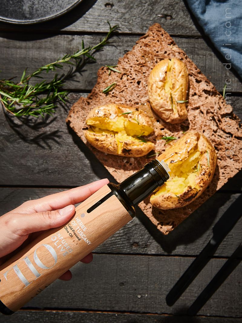 Greenomic delikatesser olivenolje WOOD serie