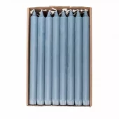 Edelweiss Kronelys, 100% Økologisk Stearin, Jeansblå