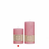 Edelweiss Kubbelys, 100% Økologisk Stearin, Soft Pink 7x10cm