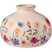 IB Laursen Vase med smal hals dekor  Wildflowers