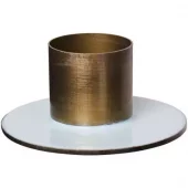 IB Laursen Lysestake T/3,8 cm Lys 2-farget Lys Blå