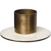 IB Laursen Lysestake t/3,8 cm lys tofarget smørkrem