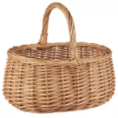 IB Laursen Håndlaget Kurv med håndtak på tvers