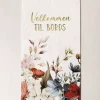 Trend Design Buffet Servietter "Rød/blå blomster"