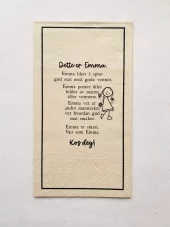 Trend Design Buffet Servietter "Dette er Emma"