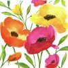 Ambiente Lunsj Servietter "Aquarell Poppy"