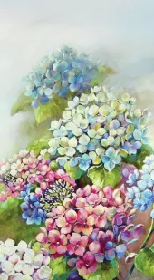 Ambiente Elegant Servietter "Hydrangea Time"