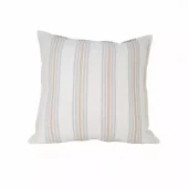 "Lina" Putetrekk 50x50cm Krem m/blå striper