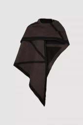 Envelope1976 Triangle Skjerf, small Tobacco/Black