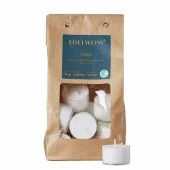 Edelweiss Telys 100% stearin, 15 stk i pose