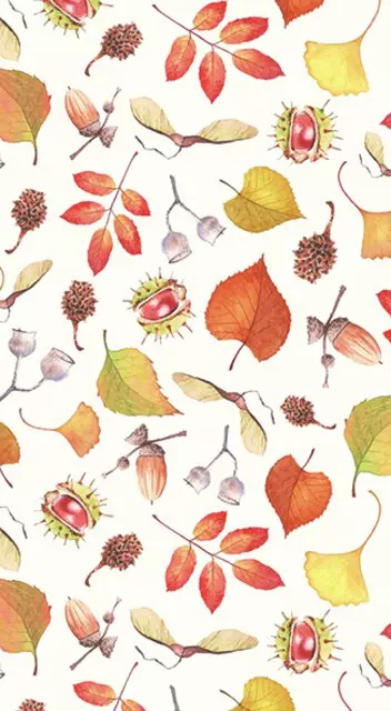 Ambiente Servietter "Autumn details" avlang - 33x40cm