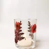 Trend Design Lysglass Botanikk, burgunder 9x10cm