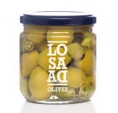 Pitted Gordal Oliven Spicy Style 347ml glass (60/70), Losada