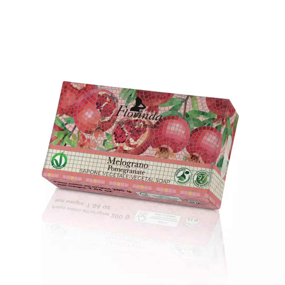 LD Italian Mosaici Melograno 200g - Florinda Håndsåpe